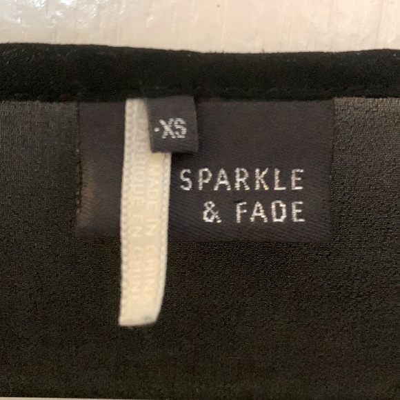 Black studded blouse. Urban Outfitters - sparkle & fade. Size XS. $15. - Picture 3 of 3